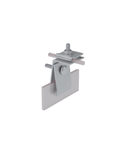 Фальцевый держатель H70 мм для прутка Ø 5-10 мм КМ-Профиль (FD-H70-D5-10) в Москве Монтажные материалы Pintop.ru