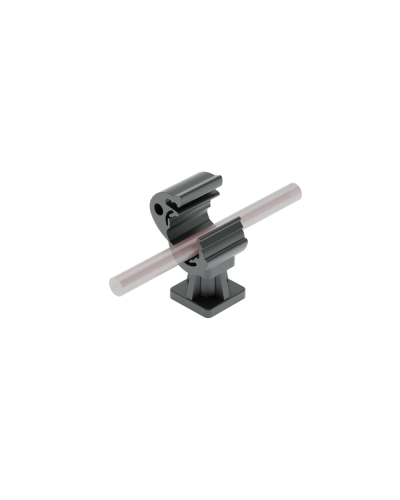 Держатель пластиковый Ø 8-10 мм КМ-Профиль (PD8-10) в Находке Монтажные материалы Pintop.ru