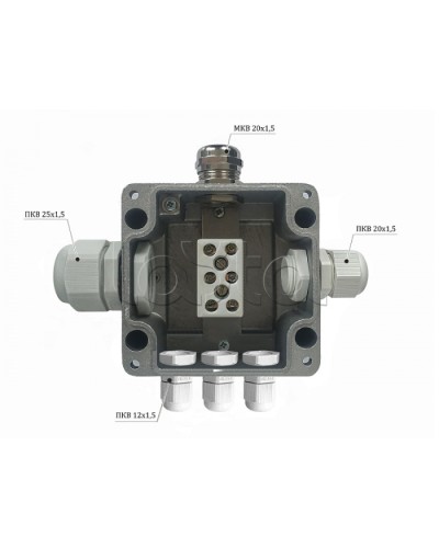 Металлическая коробка соединительная Магнито-контакт МКС 2ВК «МОРОЗ» с датчиком вскрытия корпуса (тампером), IP66/IP68 в Москве Распределительные коробки Pintop.ru