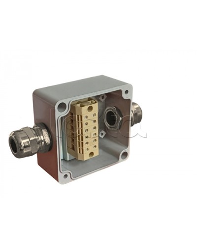 Коробка пылевлагонепроницаемая клеммная G366 А МВ К АЯКС IP66/IP65, 82x80x55 Магнито-контакт в Москве Распределительные коробки Pintop.ru