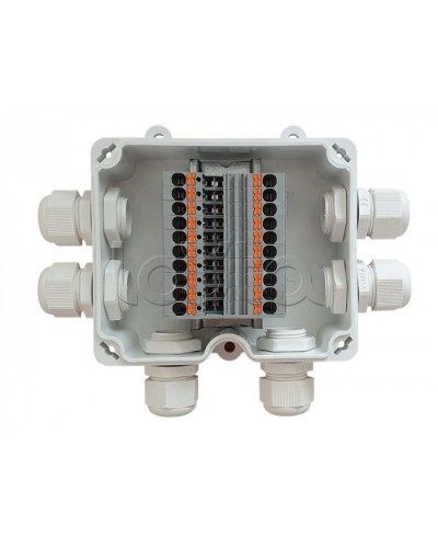 Клеммная коробка Магнито-контакт КСП-10 АЯКС IP66 PUSH-IN в Москве Распределительные коробки Pintop.ru