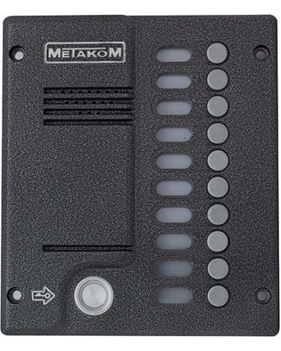 Блок вызова домофона Метаком MК10.2-TM4EVN в Москве Вызывные видеопанели малоабонентные Pintop.ru