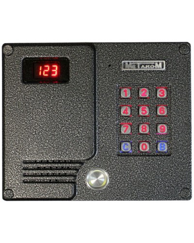 Блок вызова домофона Метаком MK2007-TM-EV в Москве Блоки вызова многоабонентные Pintop.ru