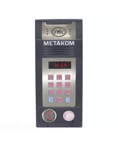 Многоабонентый антивандальный блок вызова со встроенной видеокамерой Метаком MК2018-RFMFV в Москве Блоки вызова многоабонентные Pintop.ru