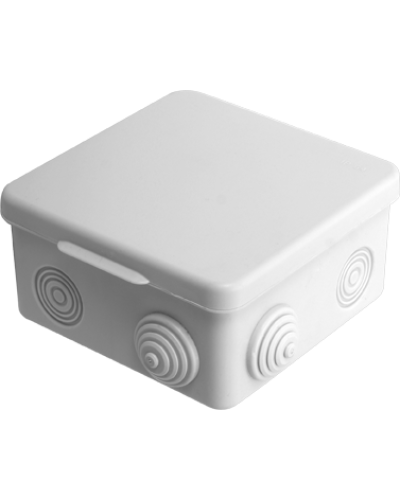 Коробка распаячная, для наружного монтажа, 100x100x50 ПожТехКабель 030-014 в Москве Распределительные коробки Pintop.ru