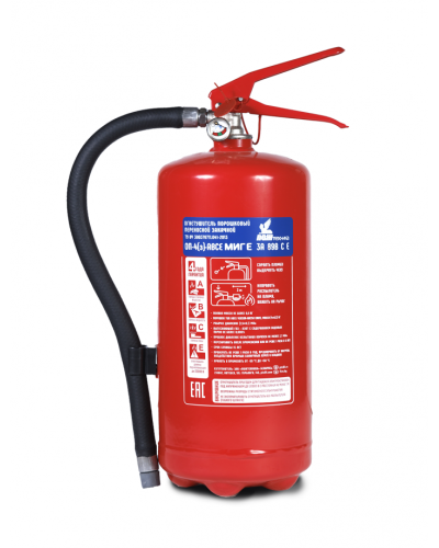 Огнетушитель ПОЖТЕХНИКА ОП-4(з) МИГ Е (3А, 70В, С, Е) в Москве Огнетушители Pintop.ru