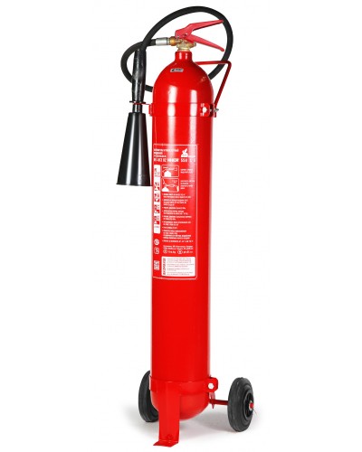 Огнетушитель углекислотный ПОЖТЕХНИКА ОУ-7 ИНЕЙ РФ на шасси (70В, С, Е, до 10 000V) баллон по ГОСТ 949 в Москве Огнетушители Pintop.ru