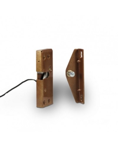 Замок электромеханический Promix-SM306.10 (коричневый) в Москве Электромеханические замки Pintop.ru