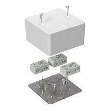 Коробка огнестойкая разветвительная для кабель-канала 40-0460-FR6.0-4-6-Р Е15-Е60 85х85х45 Промрукав