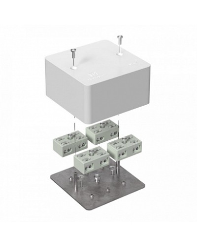 Коробка огнестойкая разветвительная для кабель-канала 40-0460-FR6.0-4-8-Р Е15-Е60 85х85х45 Промрукав в Москве Огнестойкие кабельные линии Pintop.ru