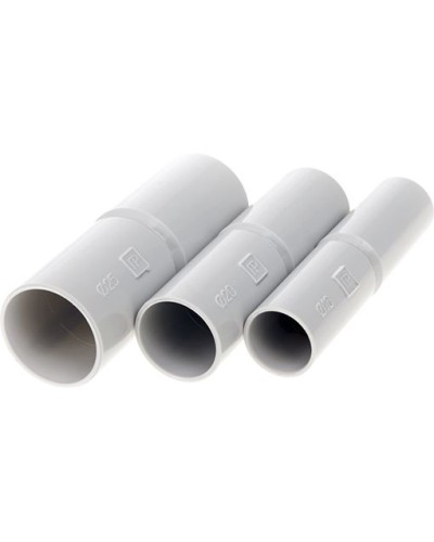 Патрубок-муфта д20 (70 шт/уп) Промрукав PR.01720 в Москве Повороты, муфты, тройники Pintop.ru