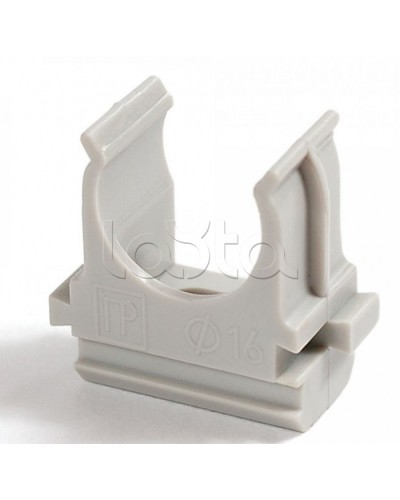 Крепеж-клипса для труб АБС-пластик в карт д16 (200шт/2000шт уп/кор) Промрукав (PR.0616) в Москве Держатели, клипсы, скобы Pintop.ru