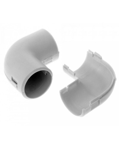 Соединитель угловой разборный д16 (5шт/700шт уп/кор) Промрукав (PR.07516м) в Москве Повороты, муфты, тройники Pintop.ru