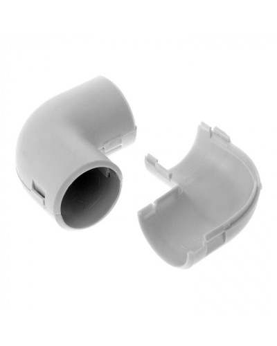 Соединитель угловой разборный д20 (50 шт/уп) Промрукав PR.07520 в Москве Повороты, муфты, тройники Pintop.ru