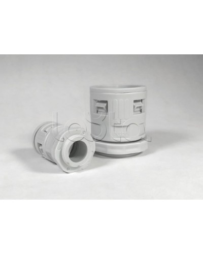 Муфта вводная для гофрированных труб серая ВМ-ГТ-16 Промрукав (PR08.3268) в Москве Повороты, муфты, тройники Pintop.ru