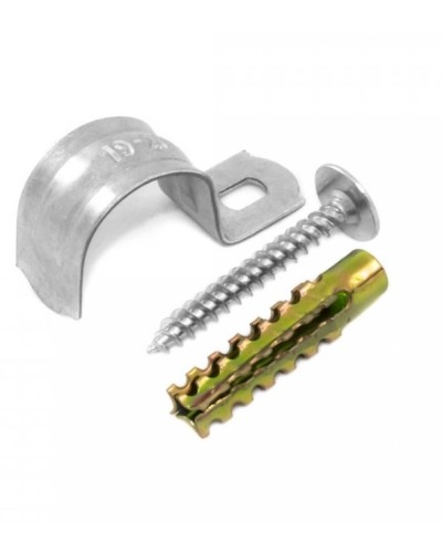 Комплекты для крепления ОКЛ с использованием самореза, дюбеля и скобы СМО 14-15 (100 шт) Промрукав (PR08.4994) в Москве Держатели, клипсы, скобы Pintop.ru