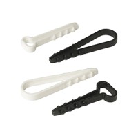 Дюбель-хомут для круглого кабеля d5-10 мм черный (10шт) Промрукав (PR08.6942)