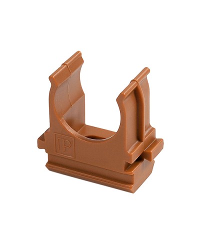 Крепёж-клипса для труб АБС-пластик бук д20 в малой упаковке (10шт/1000шт уп/кор) Промрукав (PR13.0052) в Москве Держатели, клипсы, скобы Pintop.ru