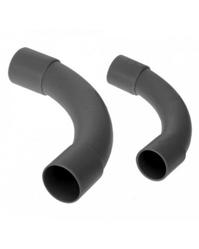 Соединитель угловой черный д16 (5шт/600шт уп/кор) Промрукав (PR13.0169) в Москве Повороты, муфты, тройники Pintop.ru