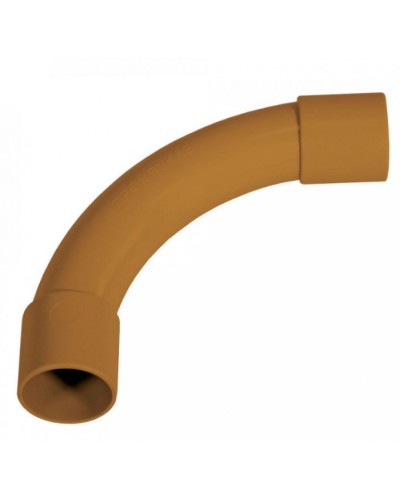 Соединитель угловой бук д25 (5шт/200шт уп/кор) Промрукав (PR13.0241) в Москве Повороты, муфты, тройники Pintop.ru