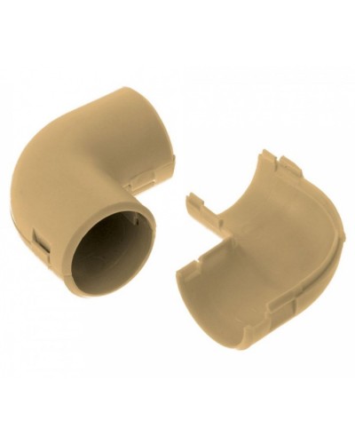 Соединитель угловой разборный сосна д32 (5шт/400шт уп/кор) Промрукав (PR13.0246) в Москве Повороты, муфты, тройники Pintop.ru