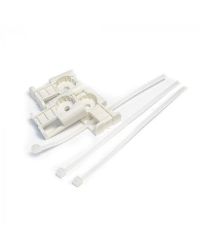 Комплекты крепления площадка для прямого монтажа белая со стяжкой 2,5х100 мм (100 шт) Промрукав (PR13.02512) в Москве Аксессуары для кабель-канала Pintop.ru