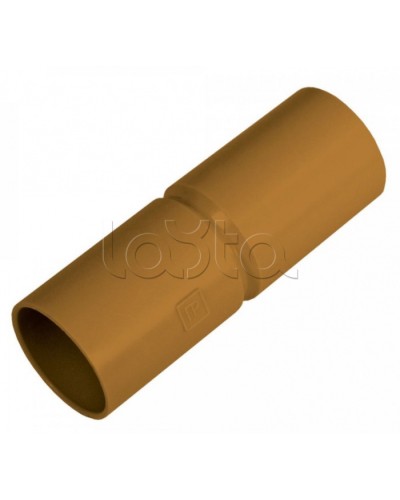 Патрубок-муфта с ограничителем бук д16 (100шт/1200шт уп/кор) Промрукав (PR13.0265) в Москве Повороты, муфты, тройники Pintop.ru