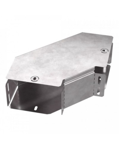 Угол горизонтальный 90 градусов с крышкой Стандарт 150х100 Промрукав (PR16.0416) в Москве Аксессуары для лотков Pintop.ru