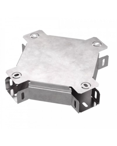 Х-образный ответвитель с крышкой Стандарт 50х50 Промрукав (PR16.0573) в Москве Аксессуары для лотков Pintop.ru