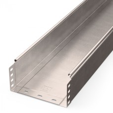 Лоток неперфорированный Стандарт INOX (AISI 409) 200х100х3000 (0,8 мм) (6 м/уп) Промрукав (PR16.2394)