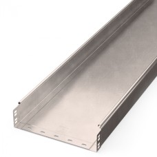 Лоток неперфорированный Стандарт INOX (AISI 409) 300х80х3000 (0,8 мм) (6 м/уп) Промрукав (PR16.2399)