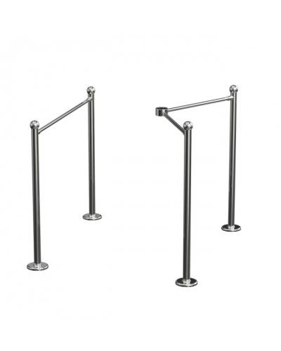 Ограждение прямое Ростов-Дон ОП-Р (Хром) в Москве Ограждения Pintop.ru