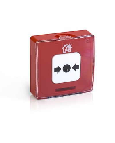 Извещатель пожарный ручной адресный с встроенным изолятором короткого замыкания Рубеж ИПР 513-11ИКЗ-А-R3 в Москве Пожарные извещатели Pintop.ru