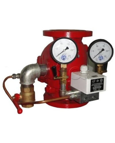 Узел управления спринклерный водозаполненный Спецавтоматика Прямоточный-65 (УУ-С65/1,6В-ВФ.О4) в Москве Устройства пуска водяного пожаротушения Pintop.ru