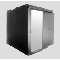 Дверь однорядного коридора поликарбонат сдвижная 42U для шкафов серии ШТК-СП-42.×.× ЦМО ЦОД-СП-Д1-42-9005