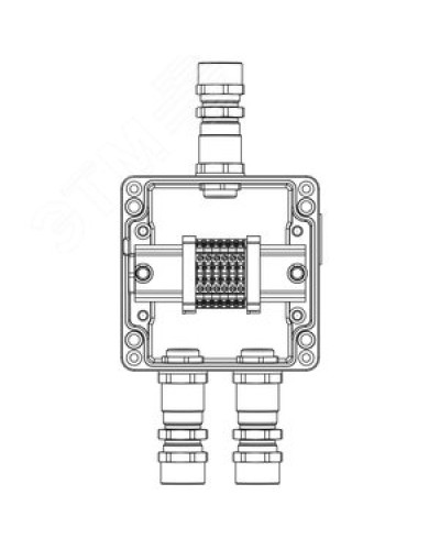 TBE-A-12-(6xCBC.2)-2xKA2MHK(A)-1xKA2MHK(C)1Ex e IIC Т5 Gb / Ex tb IIIC T95°C Db IP66 DKC (1201.121.22.121B) в Москве Комутационные взрывозащищенные коробки Pintop.ru