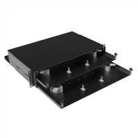 Оптическая полка выдвижная, без лицевой панели, неукомплектованная, 2U, черная DKC RNFPE2U48