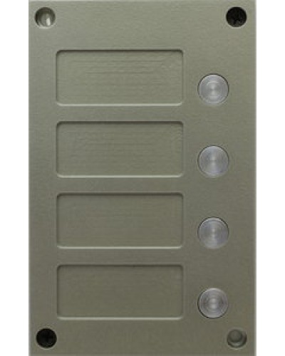 Панель кнопочная Vizit BS-424-4 в Москве Блоки вызова многоабонентные Pintop.ru