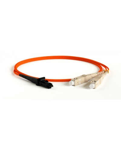 Патч-корд волоконно-оптический Hyperline FC-D2-62-MTRJM/PR-MTRJM/PR-H-2M-LSZH-OR в Москве Патч-корды оптические Pintop.ru