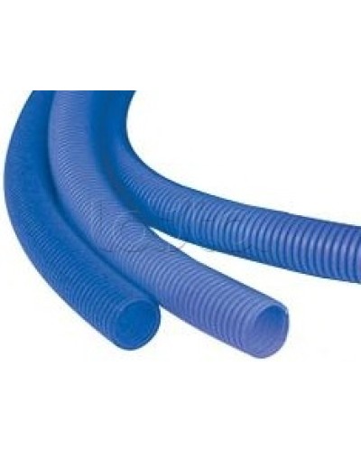 Труба ППЛ гибкая гофрированная, д.25мм, тяжёлая без протяжки, цвет синий DKC 10525 в Москве Труба гофрированная Pintop.ru