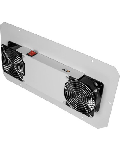 Панель вентиляционная с 2 вентиляторами TLK TLK-FAN2-GY в Москве Вентиляторные модули Pintop.ru