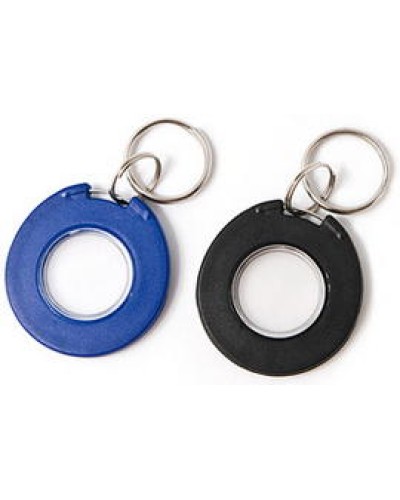 Брелок IronLogic IL-08MBT, 1K, с кольцом, синий с прозрачной серединой в Москве Оптовые идентификаторы Pintop.ru