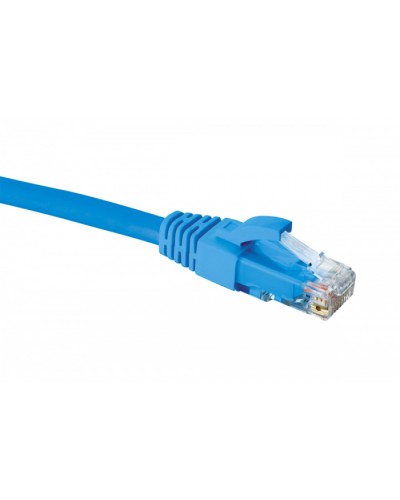 Коммутационный шнур категории 5e, U/UTP,LSZH, T568B, синий, 5.0 м Eurolan (21D-U5-05BU) в Москве Патчкорды (медные) Pintop.ru