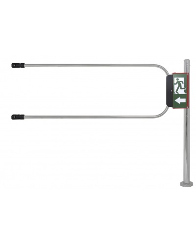 Smartec ST-GR014EC-CR - Калитка аварийного выхода с электромагнитом, хромированная, в комплекте стойка 1000 х D50 мм и створка 1400 х D25 мм. в Москве Калитки Pintop.ru