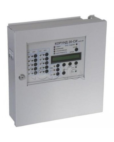 Прибор приемо-контрольный Специнформатика-СИ Корунд 20-СИ (ППКП 019/20-1 исп.01) на 10 шлейфов (с адаптером RS-485) в Москве Приборы контроля и управления (Ex) Pintop.ru