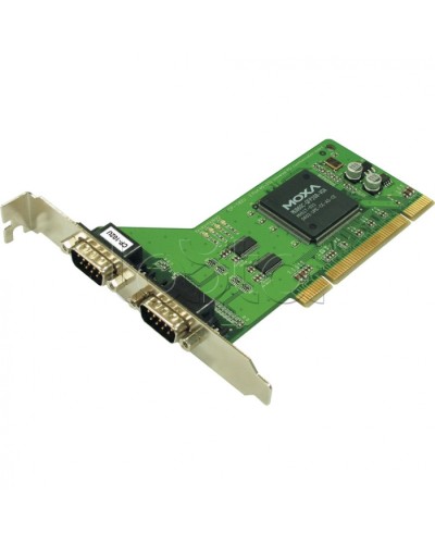 2-портовая плата RS-232 для шины Universal PCI Moxa CP-102U в Москве Сетевые карты Pintop.ru
