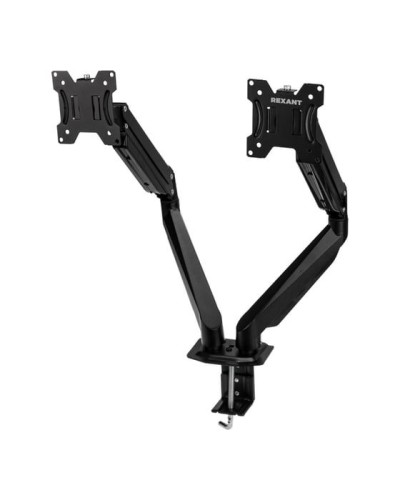 Кронштейн для двух мониторов 13-32, настольный с газлифтом, серия PROFI REXANT 38-0357 в Москве Системы видеонаблюдения Pintop.ru