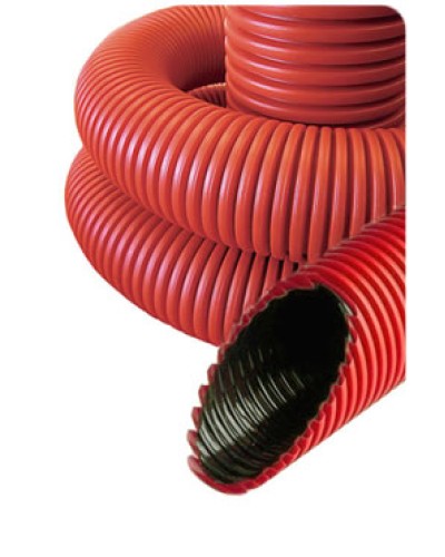 NR050 Гофрированные трубы для прокладки кабеля под землей с протяжкой D50мм (внешн.) (801050) в Москве Труба гофрированная Pintop.ru