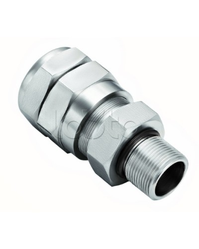 Кабельный ввод для бронированного кабеля с уплотнением внутренней оболочки кабеля резьбой G1/2, внешним диаметром кабеля D= 8-12мм и проходным диаметром кабеля d= 4-8 мм Спектрон КВБ-12/8-М-G1/2 в Москве Аксессуары для кабель-канала Pintop.ru