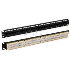 Патч-панель 19" Hyperline PP3-19-16-8P8C-C6-110D
